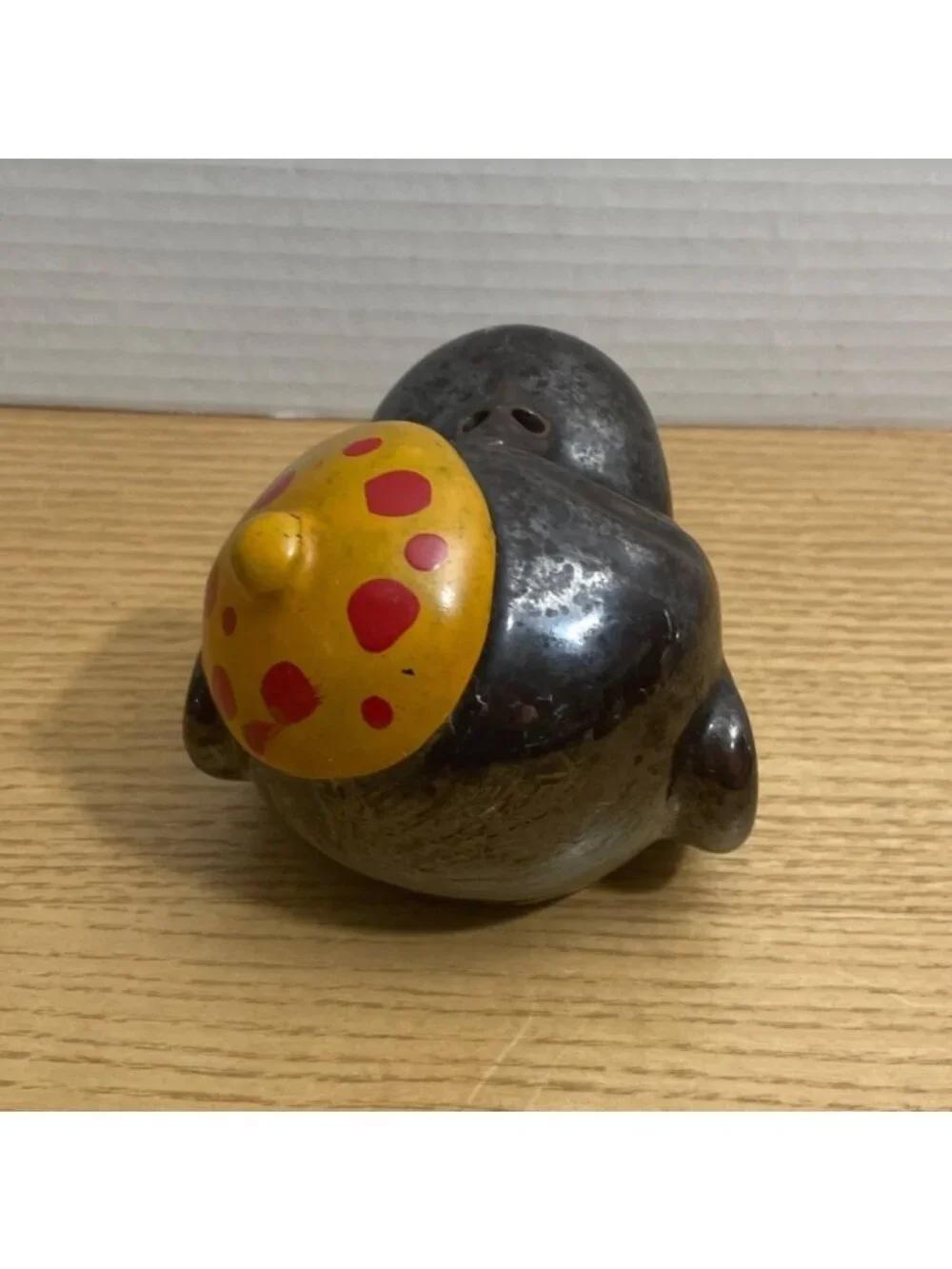 Vtg Smoking Monkey Figural Ashtray Redware Clay Japan 1950s Mid Century MCM